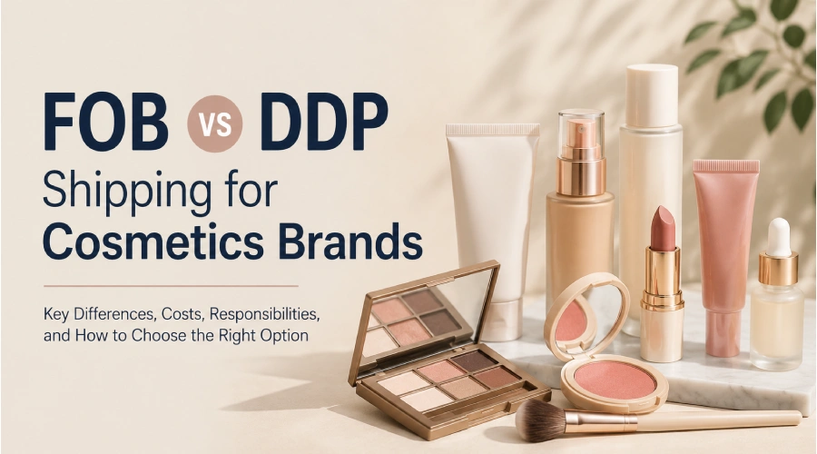 fob vs ddp shipping for cosmetics brands